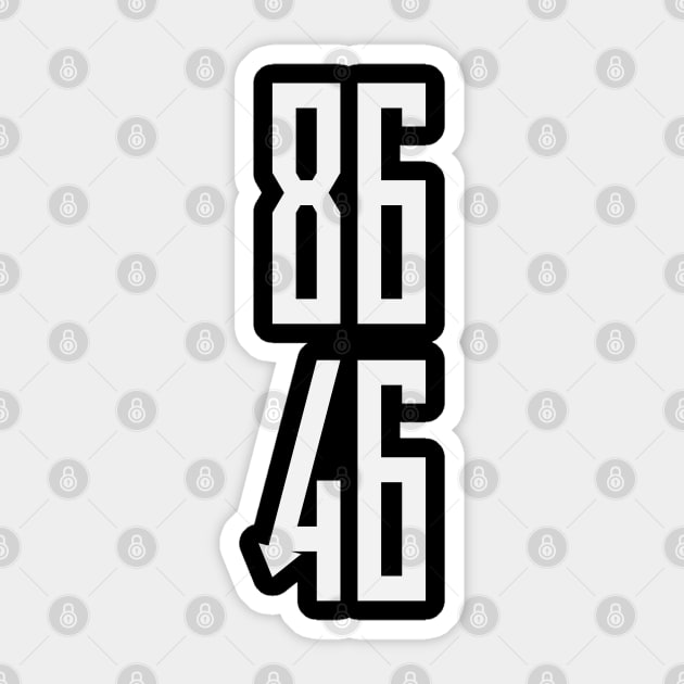 8646 (wht) Sticker by SunGraphicsLab